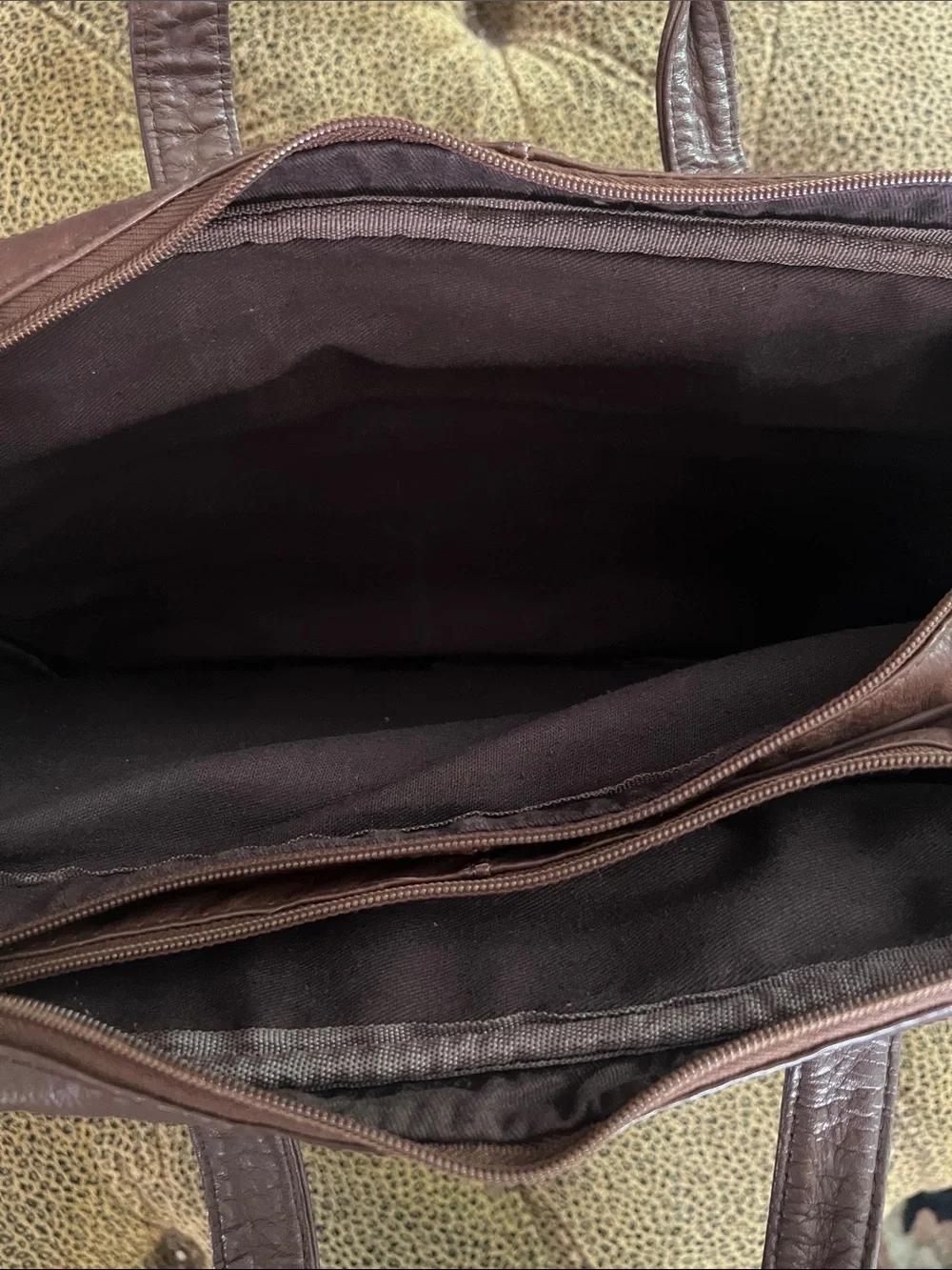 Heritage Soft Brown Leather Briefcase with Top Handles